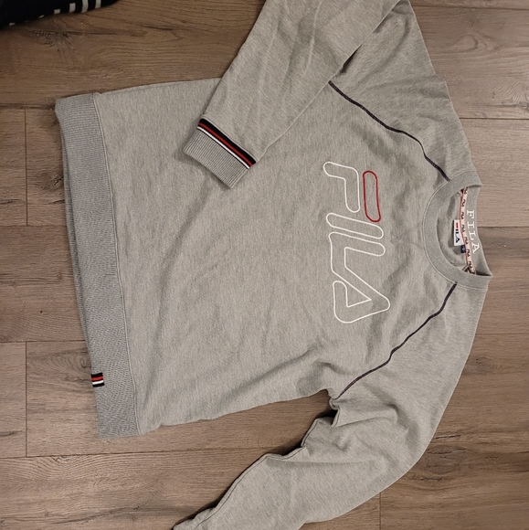 Men's Fila Sweatshirt Crew Neck - Picture 1 of 2